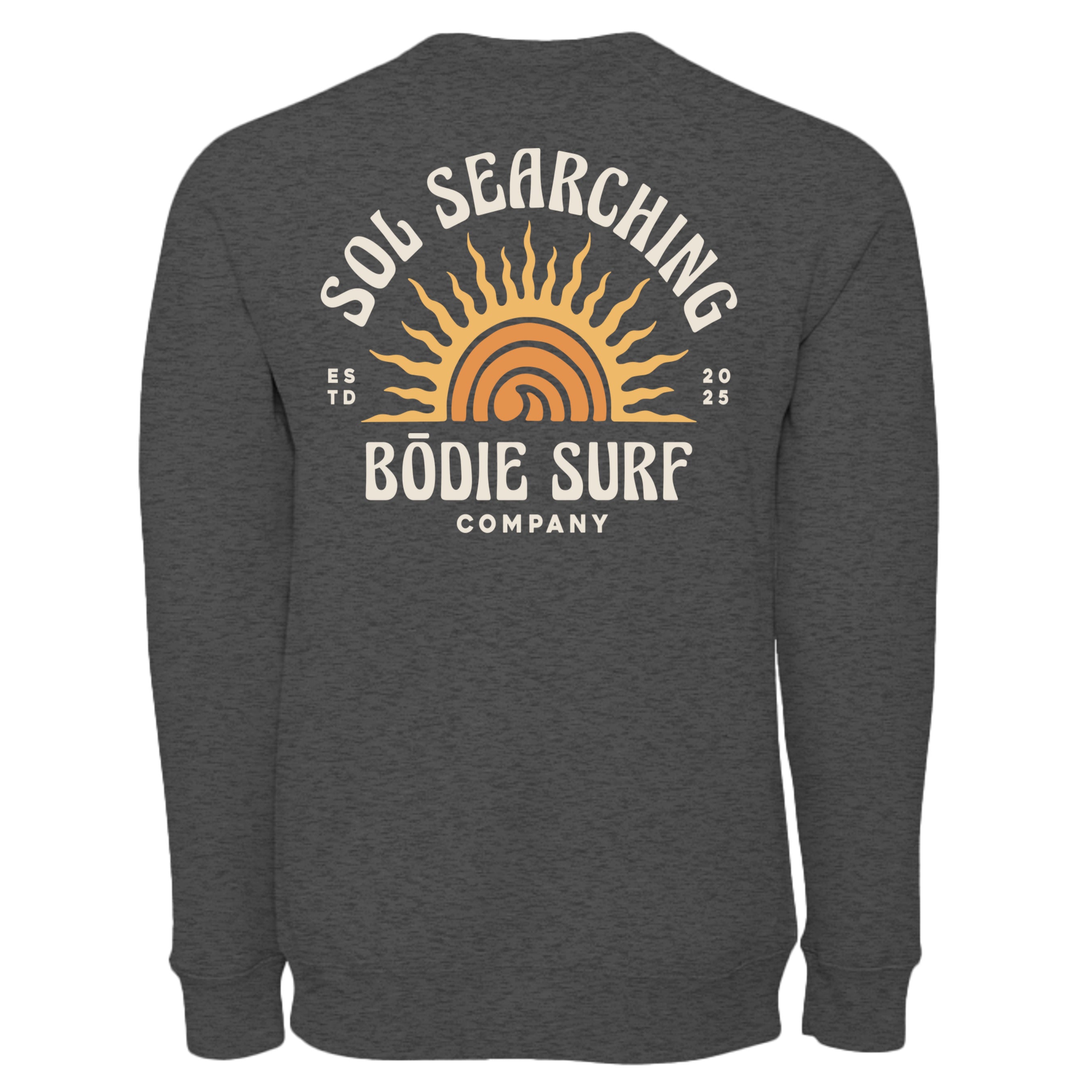 DARK GREY HEATHER - 3901 - BACK