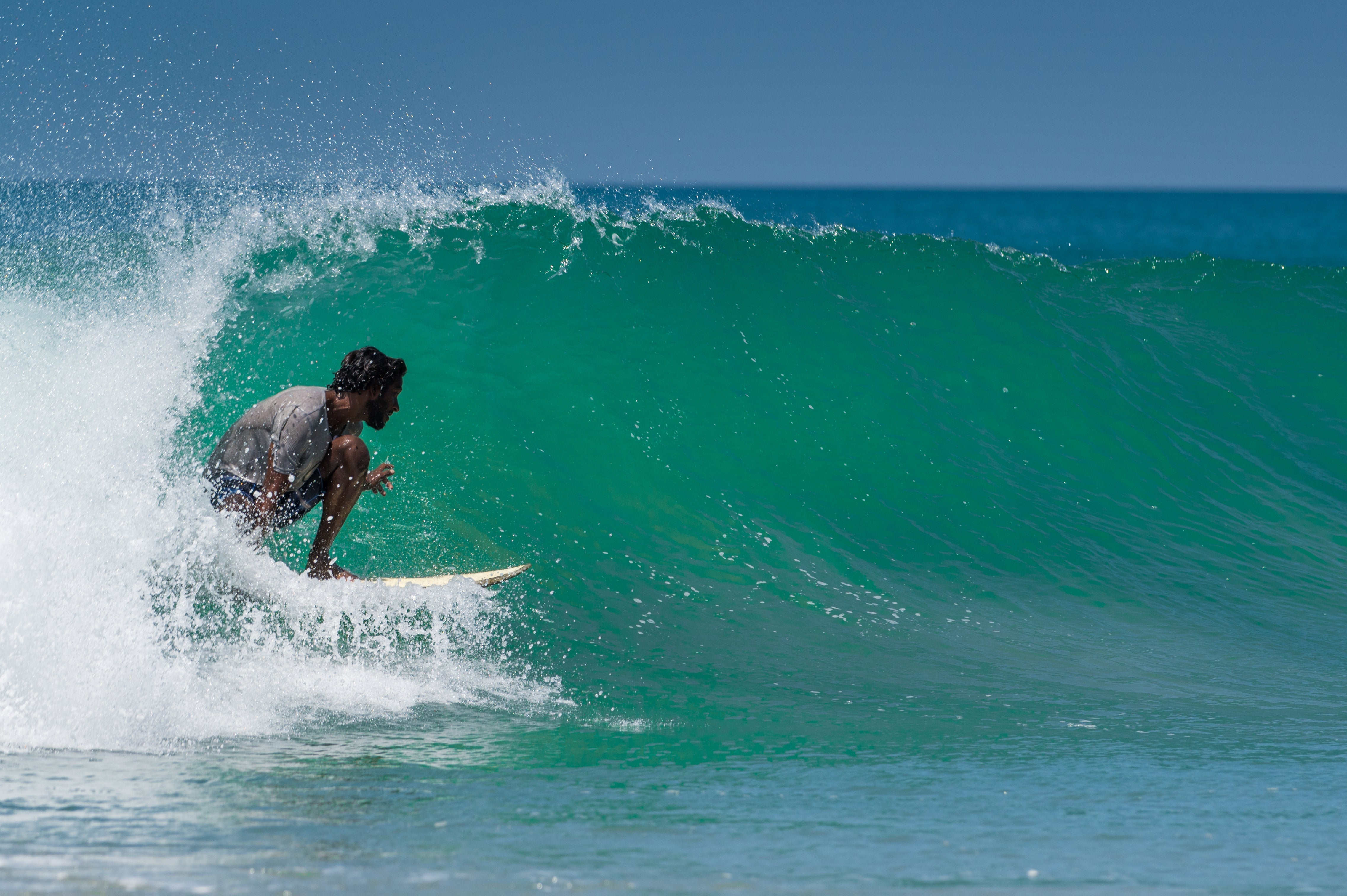 People surfing coasts varkala near trivandrum 1
