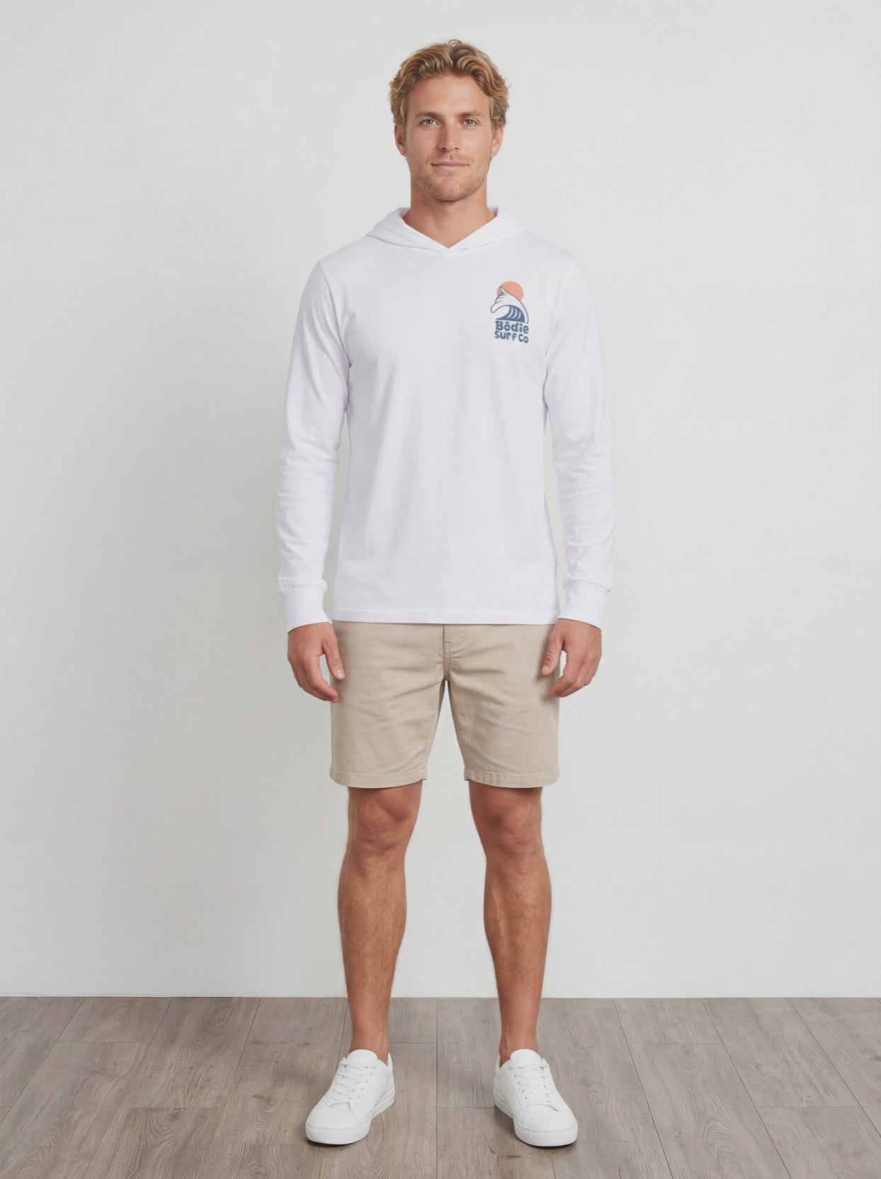 Shaka Hooded Long Sleeve Tee