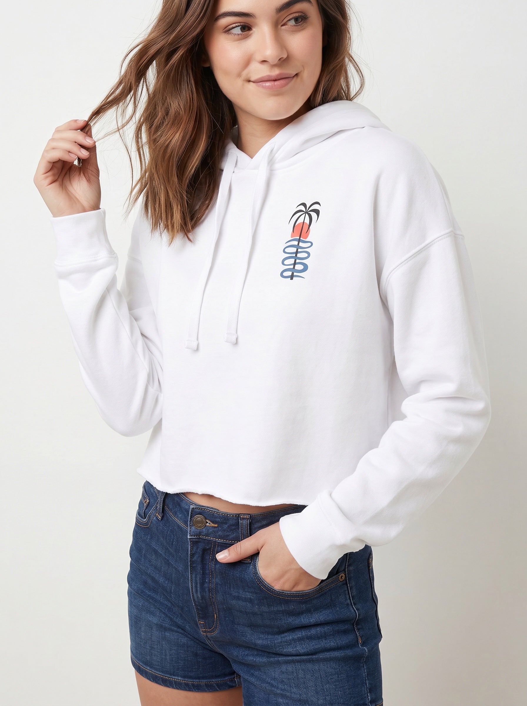 Rhythm cropped hoodie