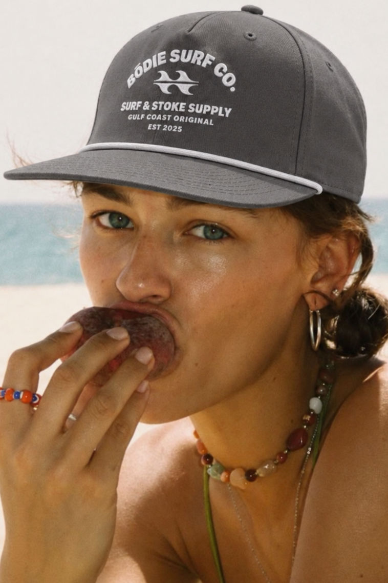Bōdie Surf & Stoke Embroidered Rope Hat