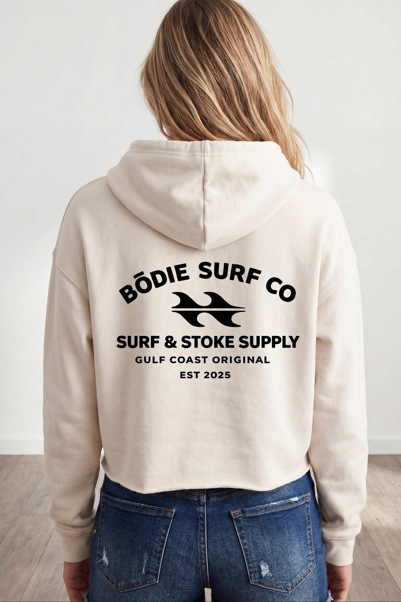 Surf & Stoke Cropped Hoodie