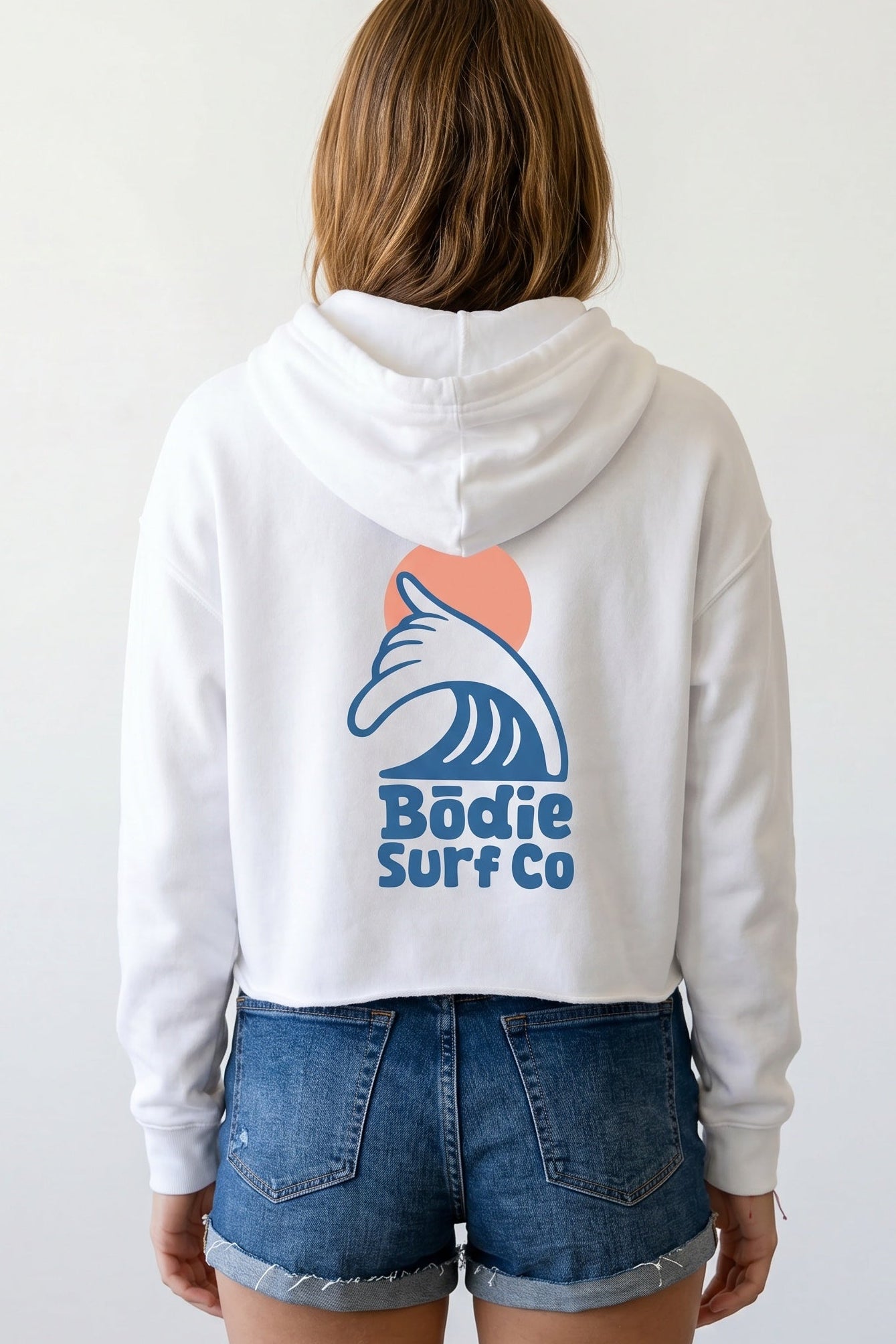 Shaka Cropped Hoodie