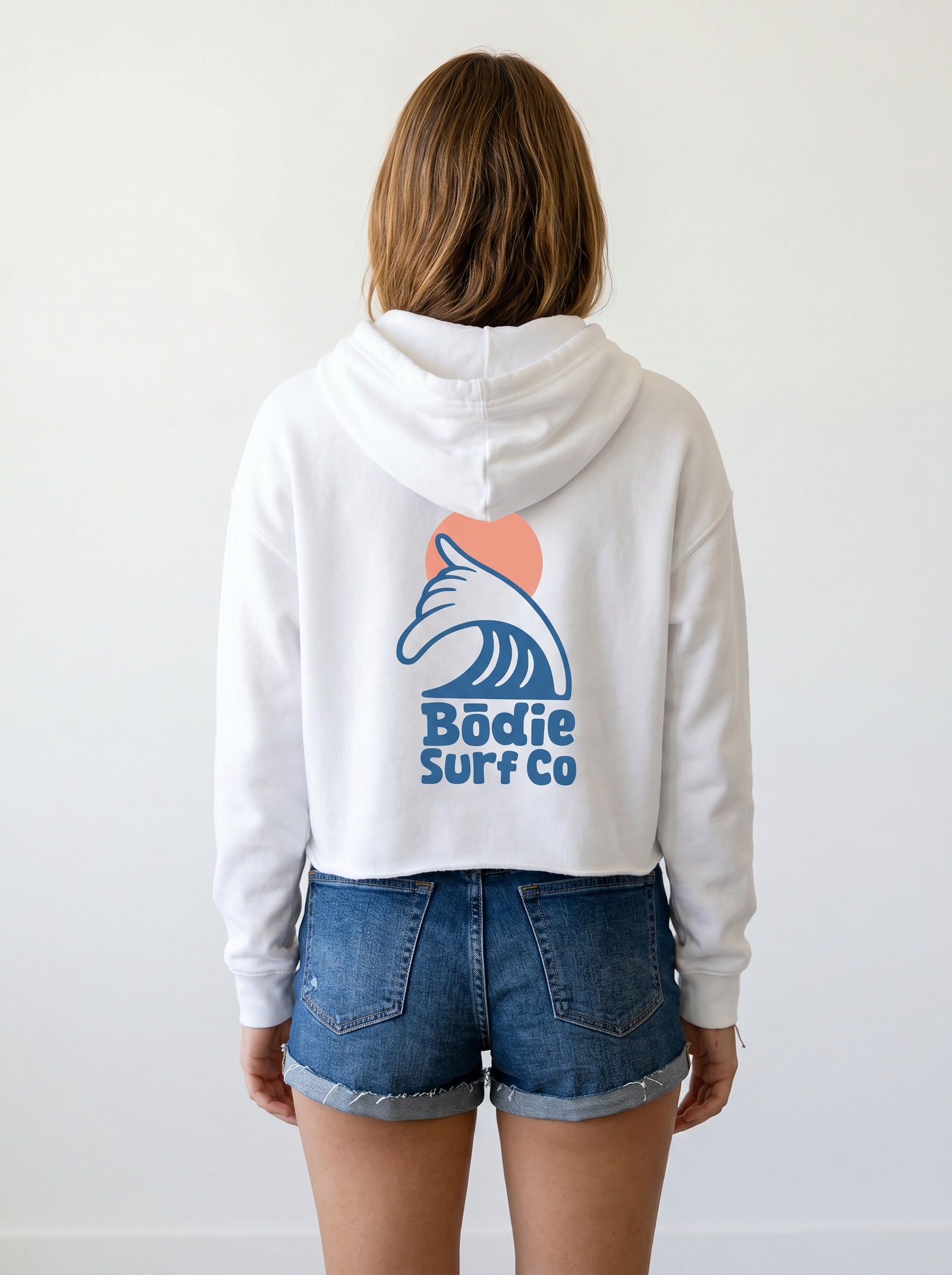 Shaka Cropped Hoodie