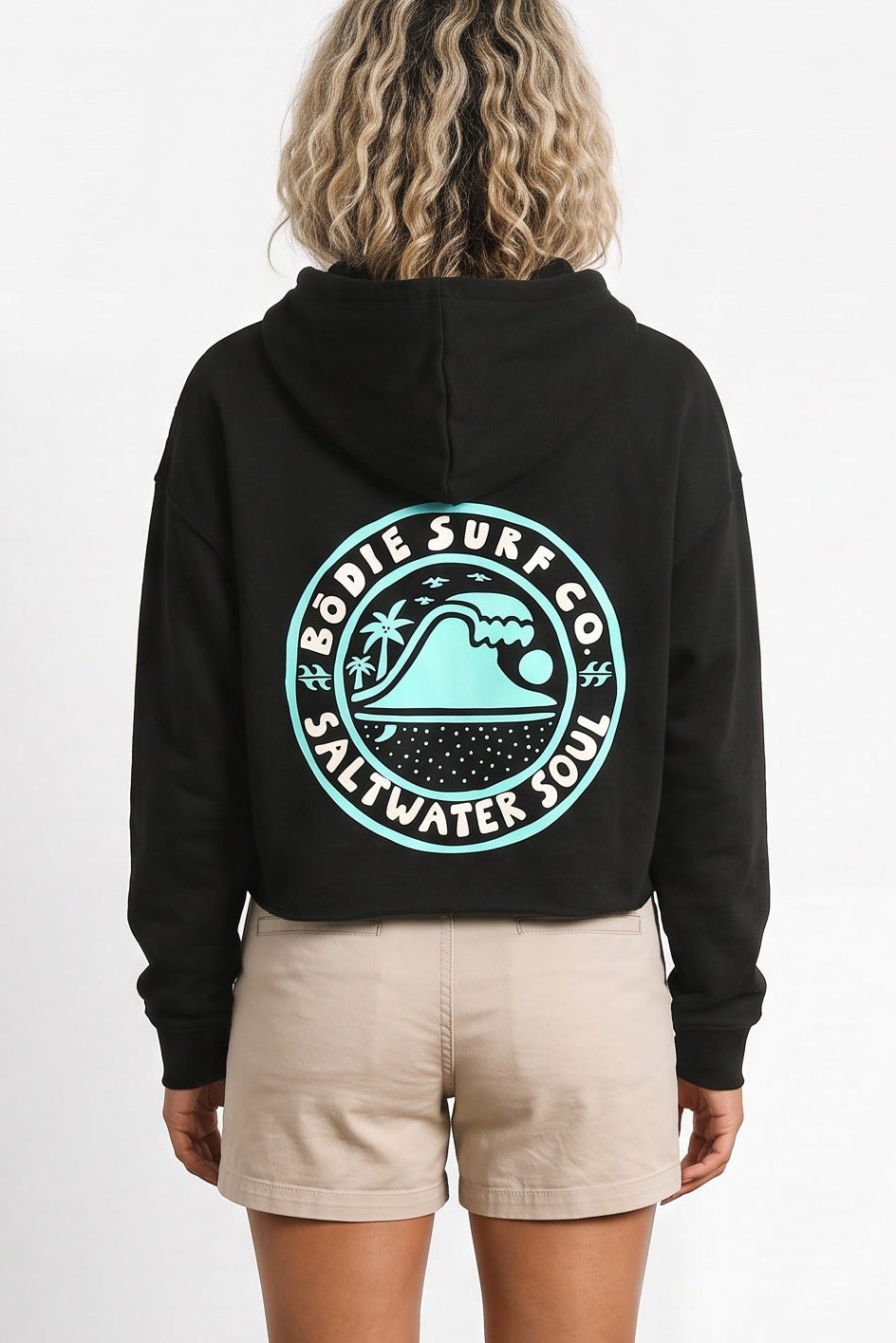 Saltwater Soul cropped hoodie