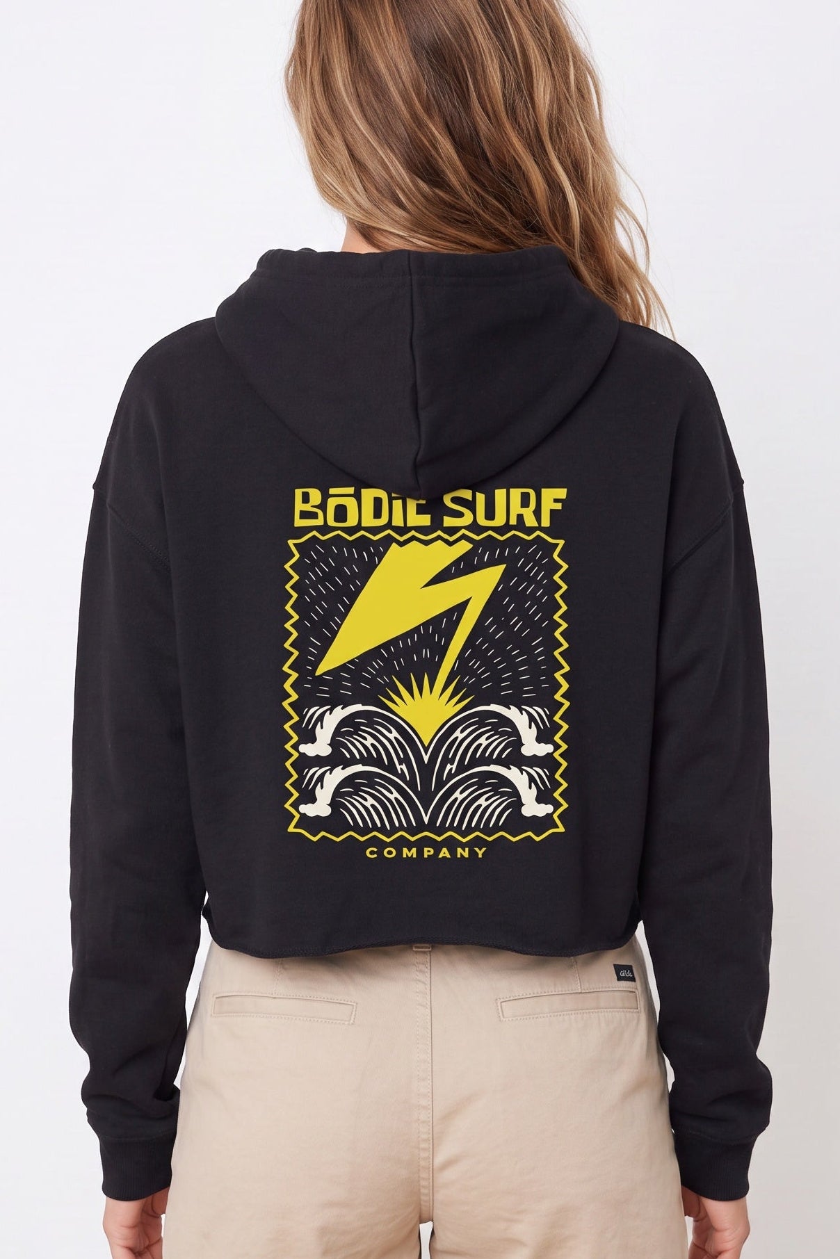 Bolt cropped hoodie