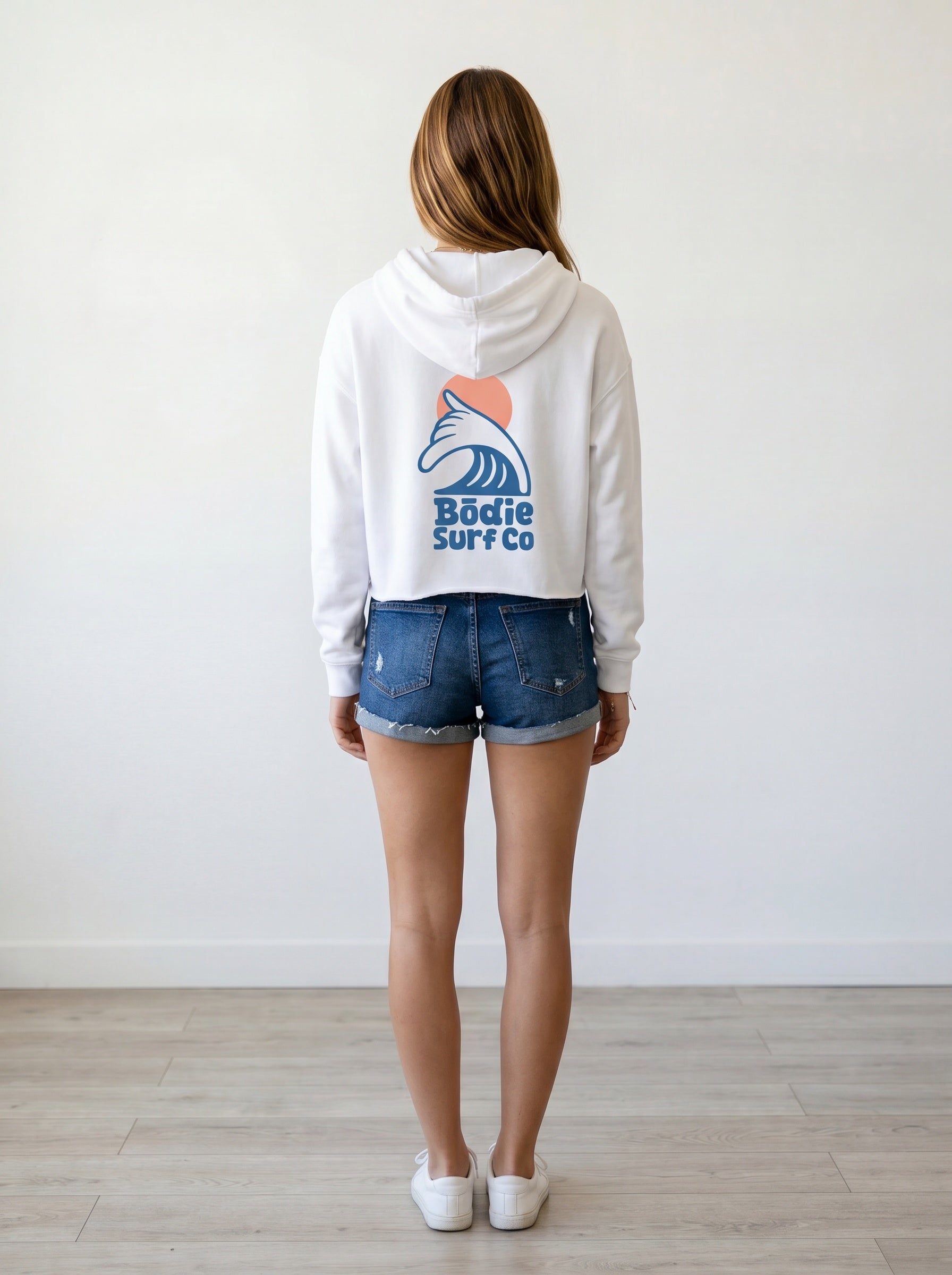 Shaka Cropped Hoodie