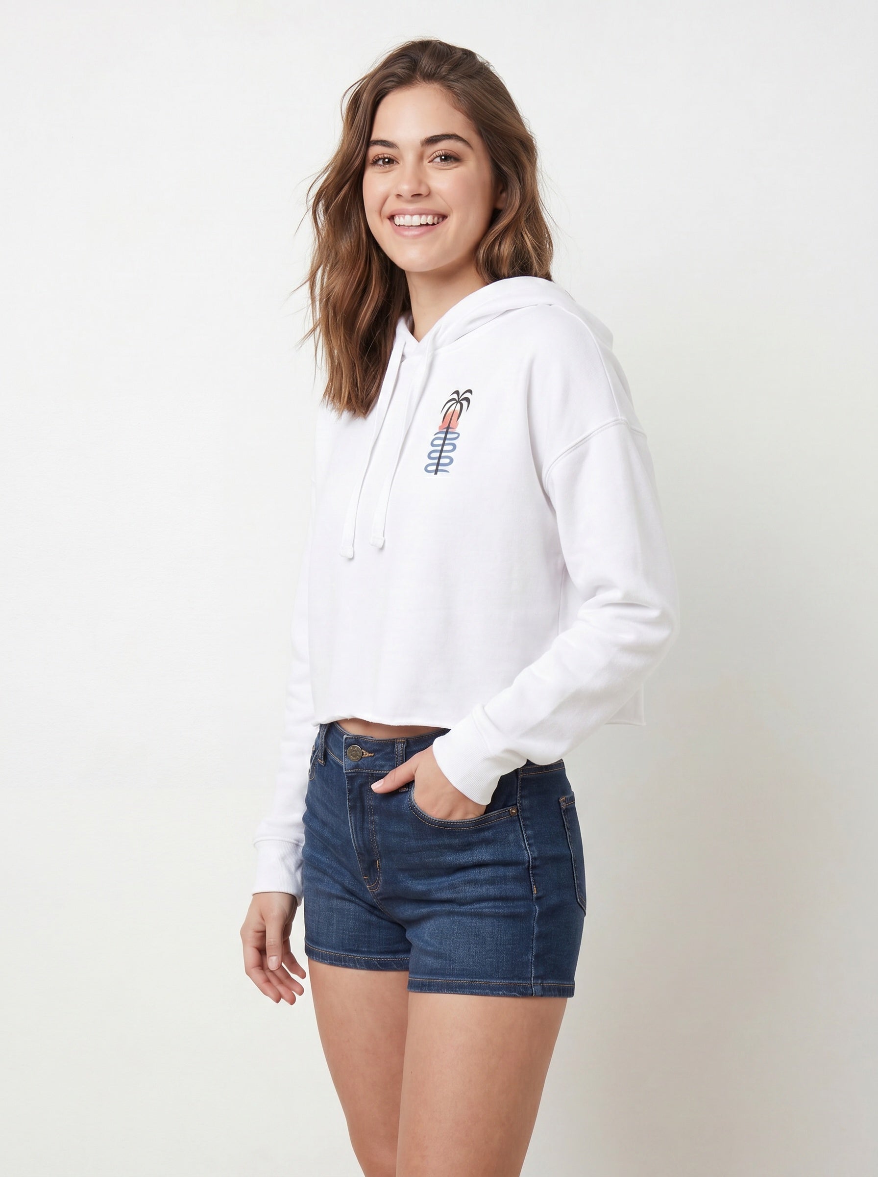Rhythm cropped hoodie
