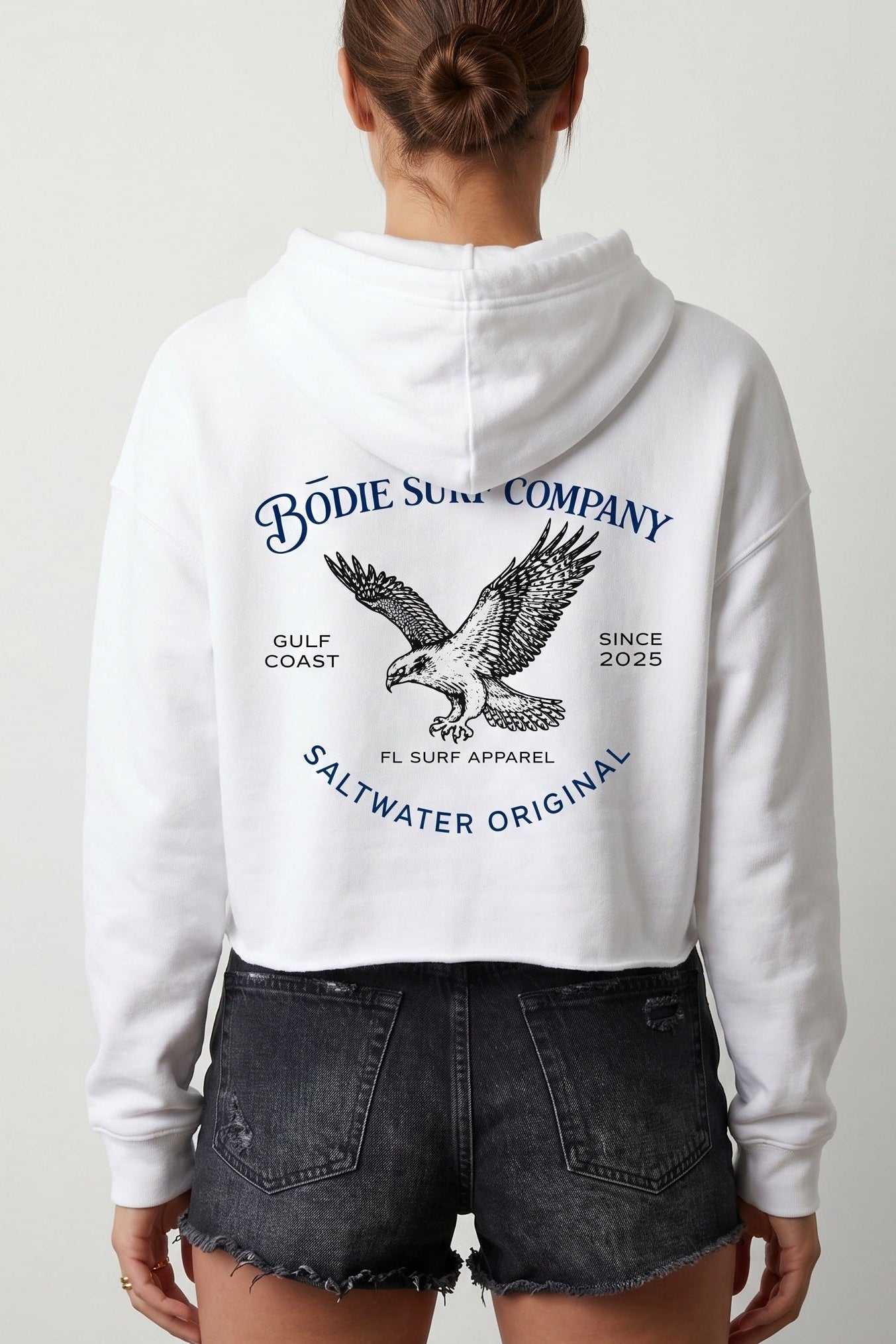 Osprey cropped hoodie