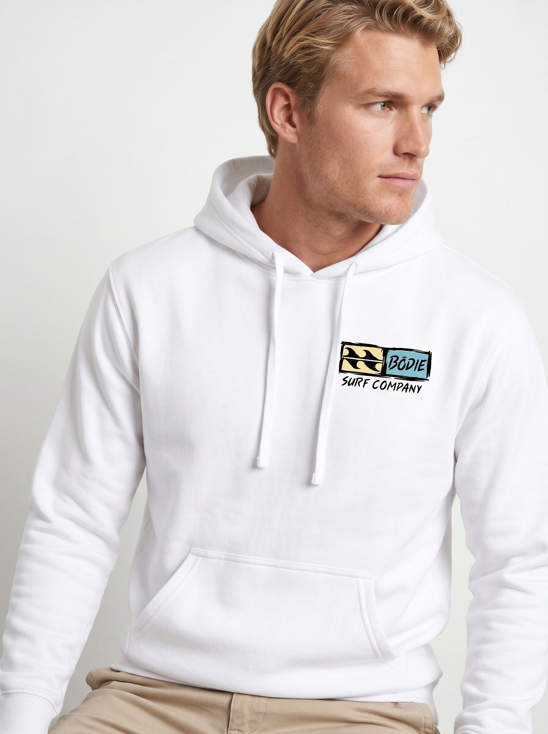 Distressed Logo Hoodie